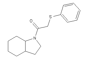 1-(2,3,3a,4,5,6,7,7a-octahydroindol-1-yl)-2-(phenylthio)ethanone