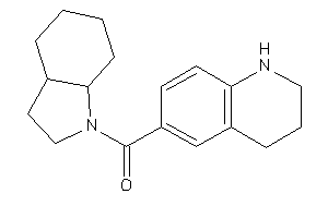 2,3,3a,4,5,6,7,7a-octahydroindol-1-yl(1,2,3,4-tetrahydroquinolin-6-yl)methanone