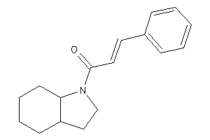 1-(2,3,3a,4,5,6,7,7a-octahydroindol-1-yl)-3-phenyl-prop-2-en-1-one