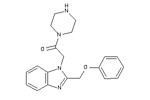 2-[2-(phenoxymethyl)benzimidazol-1-yl]-1-piperazino-ethanone