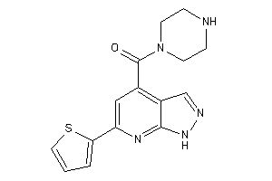 Piperazino-[6-(2-thienyl)-1H-pyrazolo[3,4-b]pyridin-4-yl]methanone