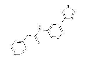 2-phenyl-N-(3-thiazol-4-ylphenyl)acetamide