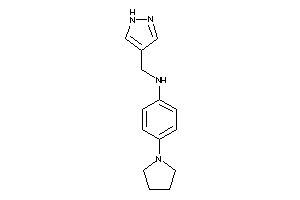 1H-pyrazol-4-ylmethyl-(4-pyrrolidinophenyl)amine