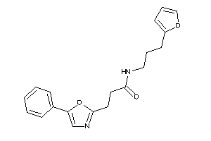 N-[3-(2-furyl)propyl]-3-(5-phenyloxazol-2-yl)propionamide