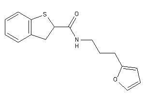 N-[3-(2-furyl)propyl]-2,3-dihydrobenzothiophene-2-carboxamide