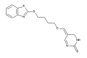 5-[4-(1,3-benzothiazol-2-ylthio)butoxymethylene]-1,6-dihydropyrimidine-2-thione