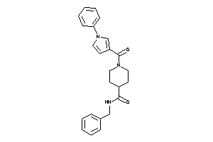 N-benzyl-1-(1-phenylpyrrole-3-carbonyl)isonipecotamide