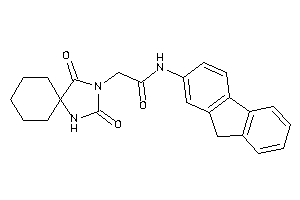 2-(2,4-diketo-1,3-diazaspiro[4.5]decan-3-yl)-N-(9H-fluoren-2-yl)acetamide