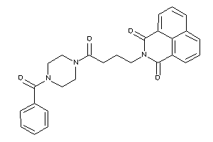Image of [4-(4-benzoylpiperazino)-4-keto-butyl]BLAHquinone