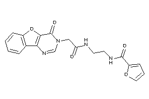 N-[2-[[2-(4-ketobenzofuro[3,2-d]pyrimidin-3-yl)acetyl]amino]ethyl]-2-furamide