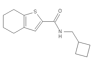 Image of N-(cyclobutylmethyl)-4,5,6,7-tetrahydrobenzothiophene-2-carboxamide