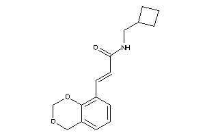 3-(4H-1,3-benzodioxin-8-yl)-N-(cyclobutylmethyl)acrylamide