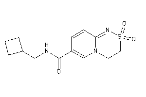 Image of N-(cyclobutylmethyl)-2,2-diketo-3,4-dihydropyrido[2,1-c][1,2,4]thiadiazine-7-carboxamide