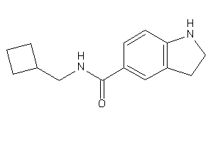 N-(cyclobutylmethyl)indoline-5-carboxamide