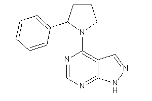 4-(2-phenylpyrrolidino)-1H-pyrazolo[3,4-d]pyrimidine