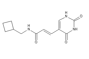 N-(cyclobutylmethyl)-3-(2,4-diketo-1H-pyrimidin-5-yl)acrylamide