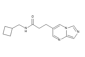 Image of N-(cyclobutylmethyl)-3-imidazo[1,5-a]pyrimidin-3-yl-propionamide