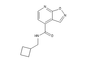 N-(cyclobutylmethyl)isoxazolo[5,4-b]pyridine-4-carboxamide