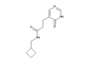 N-(cyclobutylmethyl)-3-(6-keto-1H-pyrimidin-5-yl)propionamide