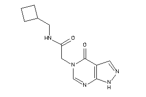 N-(cyclobutylmethyl)-2-(4-keto-1H-pyrazolo[3,4-d]pyrimidin-5-yl)acetamide