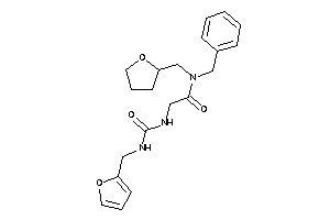 Image of N-benzyl-2-(2-furfurylcarbamoylamino)-N-(tetrahydrofurfuryl)acetamide