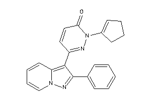 2-cyclopenten-1-yl-6-(2-phenylpyrazolo[1,5-a]pyridin-3-yl)pyridazin-3-one