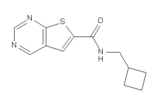 N-(cyclobutylmethyl)thieno[2,3-d]pyrimidine-6-carboxamide