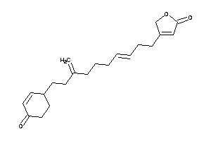 3-[8-[2-(4-ketocyclohex-2-en-1-yl)ethyl]nona-3,8-dienyl]-2H-furan-5-one