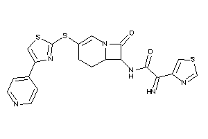 Image of 2-imino-N-[8-keto-3-[[4-(4-pyridyl)thiazol-2-yl]thio]-1-azabicyclo[4.2.0]oct-2-en-7-yl]-2-thiazol-4-yl-acetamide