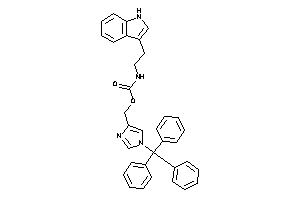 Image of N-[2-(1H-indol-3-yl)ethyl]carbamic Acid (1-tritylimidazol-4-yl)methyl Ester