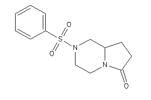 2-besyl-1,3,4,7,8,8a-hexahydropyrrolo[1,2-a]pyrazin-6-one