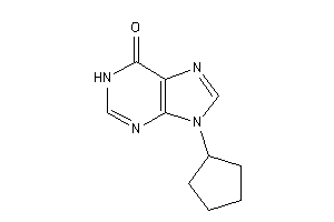 Image of 9-cyclopentylhypoxanthine