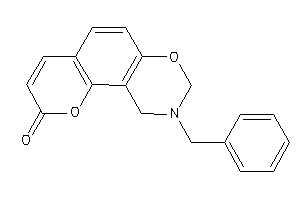Image of 9-benzyl-8,10-dihydropyrano[2,3-f][1,3]benzoxazin-2-one