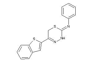 Image of [5-(benzothiophen-2-yl)-3,6-dihydro-1,3,4-thiadiazin-2-ylidene]-phenyl-amine