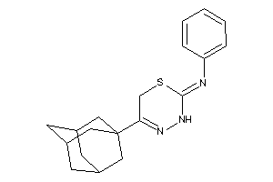 [5-(1-adamantyl)-3,6-dihydro-1,3,4-thiadiazin-2-ylidene]-phenyl-amine
