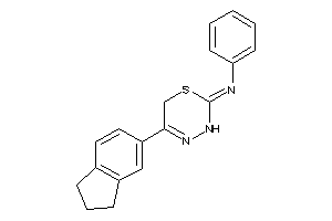 Image of (5-indan-5-yl-3,6-dihydro-1,3,4-thiadiazin-2-ylidene)-phenyl-amine