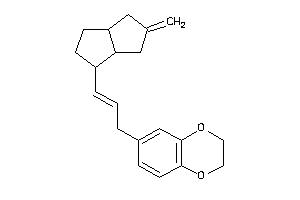 6-[3-(5-methylene-2,3,3a,4,6,6a-hexahydro-1H-pentalen-1-yl)allyl]-2,3-dihydro-1,4-benzodioxine