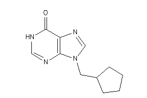 Image of 9-(cyclopentylmethyl)hypoxanthine