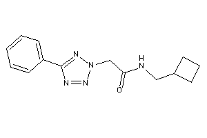 N-(cyclobutylmethyl)-2-(5-phenyltetrazol-2-yl)acetamide