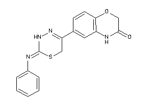 6-(2-phenylimino-3,6-dihydro-1,3,4-thiadiazin-5-yl)-4H-1,4-benzoxazin-3-one