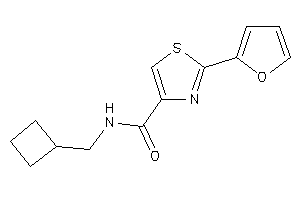 N-(cyclobutylmethyl)-2-(2-furyl)thiazole-4-carboxamide