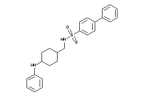 N-[(4-anilinocyclohexyl)methyl]-4-phenyl-benzenesulfonamide