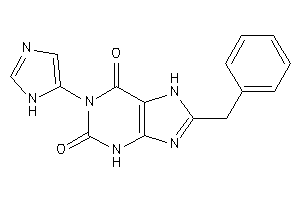 Image of 8-benzyl-1-(1H-imidazol-5-yl)-7H-xanthine