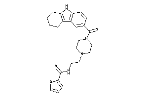 N-[2-[4-(6,7,8,9-tetrahydro-5H-carbazole-3-carbonyl)piperazino]ethyl]-2-furamide