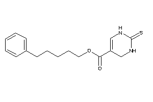 2-thioxo-3,4-dihydro-1H-pyrimidine-5-carboxylic Acid 5-phenylpentyl Ester