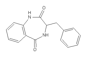 Image of 3-benzyl-3,4-dihydro-1H-1,4-benzodiazepine-2,5-quinone