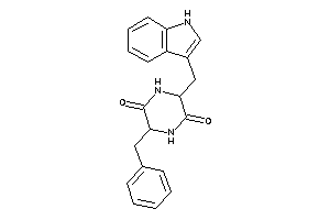 Image of 3-benzyl-6-(1H-indol-3-ylmethyl)piperazine-2,5-quinone