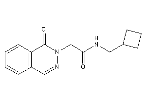 N-(cyclobutylmethyl)-2-(1-ketophthalazin-2-yl)acetamide