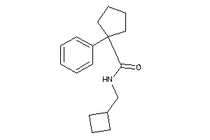 N-(cyclobutylmethyl)-1-phenyl-cyclopentanecarboxamide