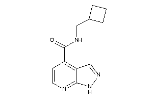 N-(cyclobutylmethyl)-1H-pyrazolo[3,4-b]pyridine-4-carboxamide